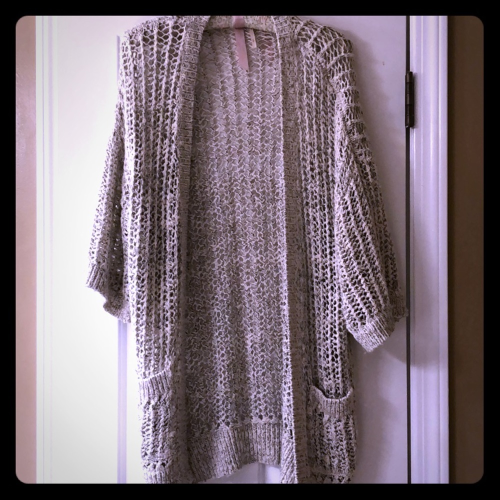 Free People open knit cardigan